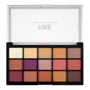 Makeup revolution mysign pressed and baked eyeshadows fire palette thumb 3 - 1001cosmetice.ro