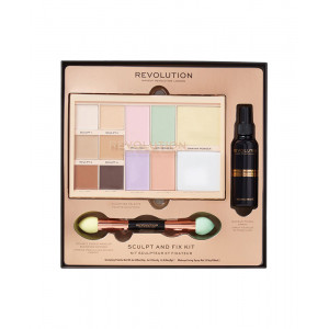 Makeup revolution sculpt and fix kit pentru makeup thumb 1 - 1001cosmetice.ro