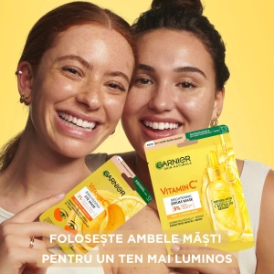 [Masca servetel pentru ochi, skin naturals, cu efect de iluminare si vitamina c, garnier, 5 g - 1001cosmetice.ro] [2]