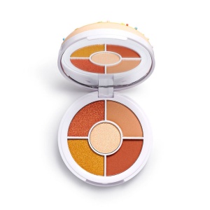 Paleta cu 5 nuante de fard de pleoape, Donuts Maple Glazed, Makeup Revolution, 8.2 g