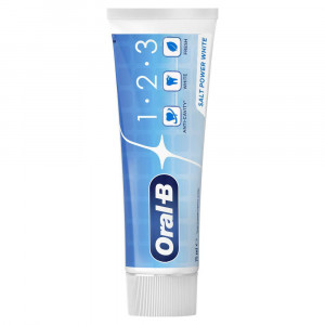 Pasta de dinti 1-2-3 salt power white, oral-b, 100ml thumb 2 - 1001cosmetice.ro