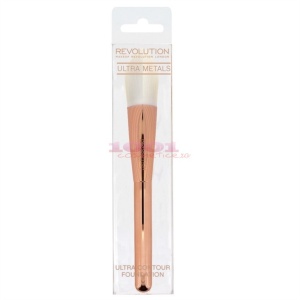 [Pensula makeup revolution, ultra metals contour fundation, pentru aplicarea fondului de ten, f302 - 1001cosmetice.ro] [3]