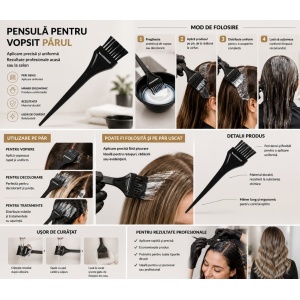 [Pensula pentru aplicarea vopselei pentru par, lionesse, 6259003 - 1001cosmetice.ro] [2]