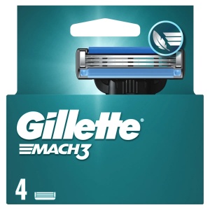Parfumuri barbati, gillette | Rezerva lama mach 3, gillette, 4 bucati | 1001cosmetice.ro