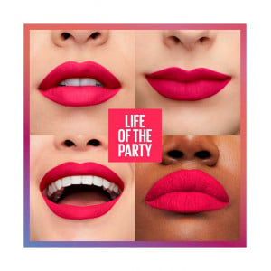 Ruj lichid mat maybelline new york superstay matte ink 390 life of party, 5 ml thumb 2 - 1001cosmetice.ro