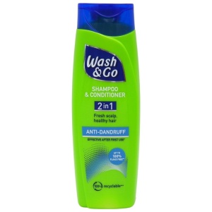 Sampon + balsam 2 in 1 antimatreata, Wash & Go, 400 ml
