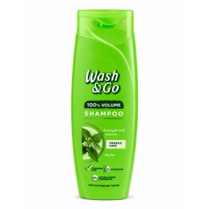 Păr | Sampon cu extract de urzica pentru par fragil, wash & go, 360 ml | 1001cosmetice.ro