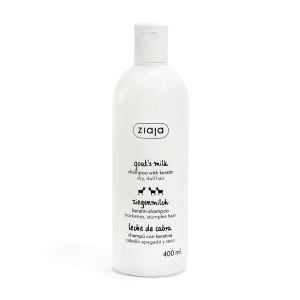 Sampon &amp; balsam | Sampon pentru intarirea firului de par, cu keratina si lapte de capra, ziaja, 400 ml | 1001cosmetice.ro