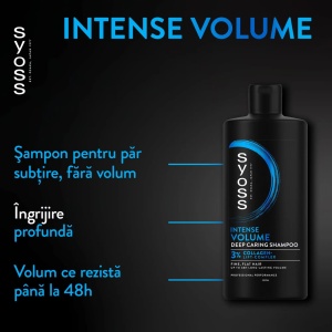 [Sampon pentru par fara subtire, intense volume, syoss, 440 ml - 1001cosmetice.ro] [2]