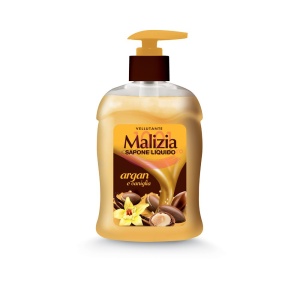 Sapun lichid cu Ulei de Argan si Vanilie, 300 ml, Malizia