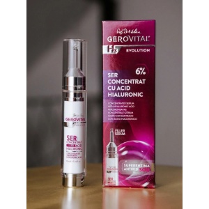 [Ser h3 evolution cu acid hialuronic 6%, gerovital, 10 ml - 1001cosmetice.ro] [3]