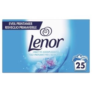 Lenor | Servetele parfumate pentru haine si masina de uscat rufe, lenor spring, 25 bucati | 1001cosmetice.ro