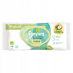 [Servetele umede pentru copii, pampers pure cocos, pachet cu capac, 42 bucati - 1001cosmetice.ro] [3]