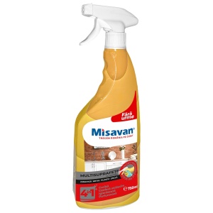 Curatenie, misavan | Solutie multifunctională cu amoniac, 4‑in‑1, misavan 750 ml | 1001cosmetice.ro