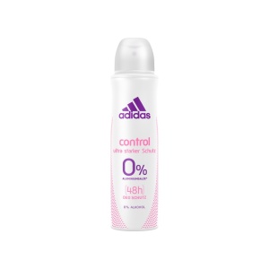 Spray antiperspirant Adidas Control Ultra 0% Aluminiu 48 hl Femei 150 ml