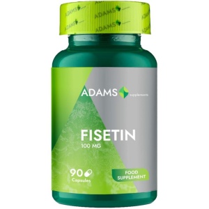 Suplimente &amp; produse bio, adams | Supliment fisetin 100 mg, adams, 90 capsule | 1001cosmetice.ro