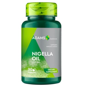 Suplimente &amp; produse bio, adams | Ulei din chimen negru nigella oil adams, 30 capsule | 1001cosmetice.ro