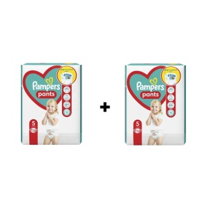 1+1 Scutece chilotei pentru copii, Baby Dry Pants Pampers, Nr.5, 12-17 Kg, pachet 22 bucati