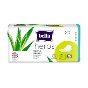 [Absorbante herbs cu extract de aloe vera, fara parfum, bella 20 bucati - 1001cosmetice.ro] [1]