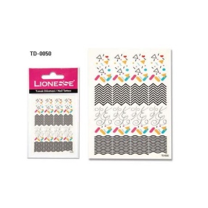 Abtibilduri decorative pentru unghii TD-0050 Lionesse