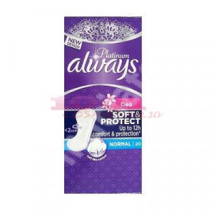 ALWAYS PLATINUM SOFT & PROTECT ABSORBANTE INTIME NORMAL 20 BUCATI