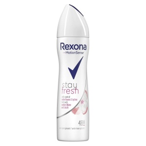 Rexona | Antiperspirant deodorant spray stay fresh white flowers & lychee, rexona, 150 ml | 1001cosmetice.ro
