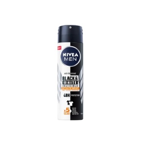 Parfumuri barbati | Antiperspirant spray black & white, ultimate impact 72h, nivea men, 150 ml | 1001cosmetice.ro