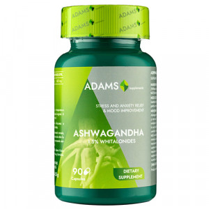 Ashwagandha, supliment alimentar 400 mg, adams thumb 2 - 1001cosmetice.ro