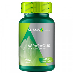 Asparagus - sparanghel, supliment alimentar 180 mg, adams thumb 1 - 1001cosmetice.ro