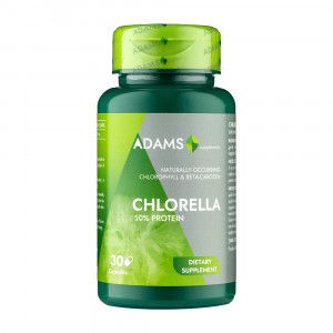 Chlorella, supliment alimentar 300 mg, adams thumb 2 - 1001cosmetice.ro