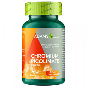 Chromium Picolinate, supliment alimentar 200 mg, Adams