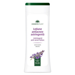 Acnee &amp; puncte negre | Cosmetic plant lotiune antiacnee cu ulei de salvie | 1001cosmetice.ro