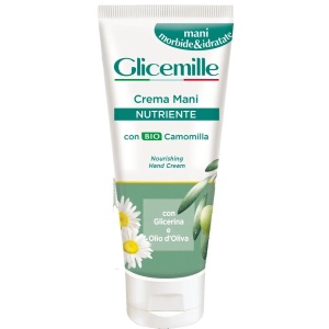Crema de mâini cu mușețel, glicerina si ulei de măsline, tub, Glicemille, 100 ml