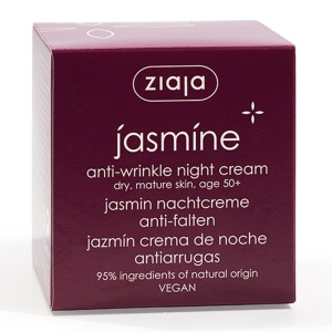 Ziaja | Crema de noapte antirid pentru ten uscat, matur, 50+, jasmine oil, ziaja, 50 ml | 1001cosmetice.ro