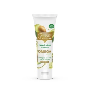 Crema maini hranitoare OMEGA Plus cu Omega 3, 6, 7, 9 & ulei de Avocado Cosmetic Plant, 75 ml