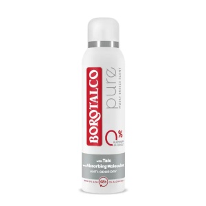 Spray &amp; stick dama, model: spray | Deodorant antiperspirant spray, pure mosc, 0% aluminiu si alcool, borotalco, 150 ml | 1001cosmetice.ro