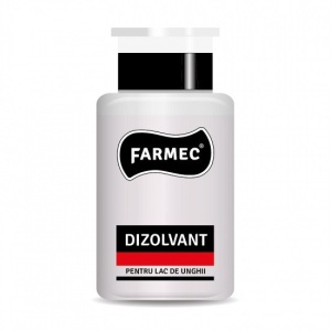 Dizolvant pentru lac de unghii cu dozator, Farmec, 150 ml