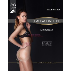 Dres modelator Culoarea Negru Miracolo 20 DEN Laura Baldini