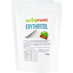 Erythritol indulcitor natural (inlocuitor zahar), Springmarkt, Adams, 500 g