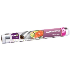 Folie aluminiu simpla, rola 50M, Luxia 4091