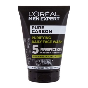 Gel &amp; masca de curatare | Gel de curatare ten men expert pure charcoal loreal, 100 ml | 1001cosmetice.ro