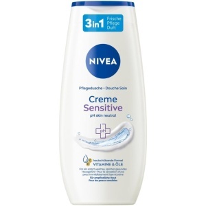 Gel de dus | Gel de dus creme sensitive, nivea, 250 ml | 1001cosmetice.ro