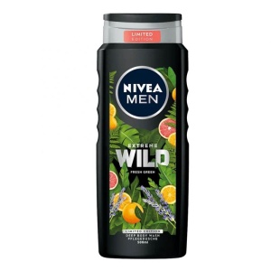 Gel de dus Extreme Wild Fresh Green, Nivea Men, 500 ml