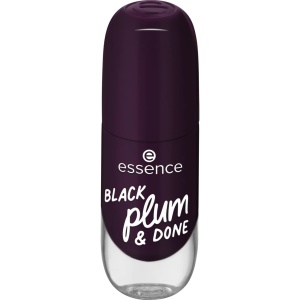Oja &amp; tratamente | Lac de unghii gel nail colour black plum & done 84 essence 8 ml | 1001cosmetice.ro