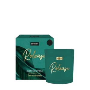 Sence | Lumanare parfumata cu aroma de bergamota, release, sence, 125 g | 1001cosmetice.ro