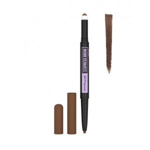 Maybelline xpress brow satin duo 2in1 powder/crayon brunette thumb 1 - 1001cosmetice.ro