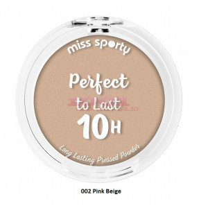 MISS SPORTY PERFECT TO LAST 10 H PUDRA COMPACTA 002 PINK BEIGE