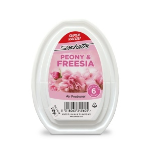 Odorizant de camera sub forma de gel, Peony Freesia Sachets,150 g