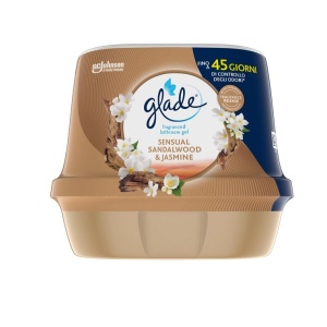 Curatenie, glade | Odorizant gel pentru baie,sandalwood & jasmine, glade, 180 g | 1001cosmetice.ro