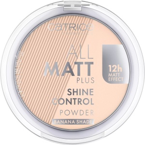 Pudra matifianta All Matt Plus Shine Control Powder Banana Bright, Catrice 002, 10 g